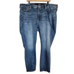 NYDJ Aline Legging Jeans Medium‎ Wash Plus Size 24W Casual Everyday
